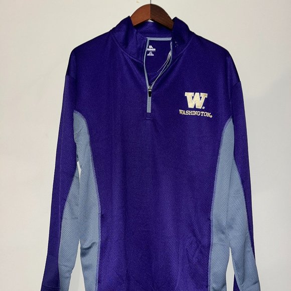 Washington University NEW Quarter Zip with Tags Adult Sizes Purple - Picture 2 of 2